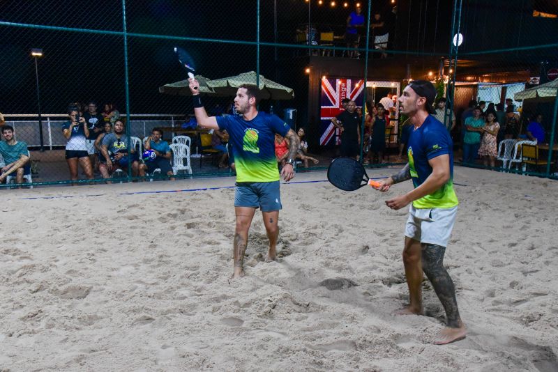 Evento esportivo na Orla de Ananindeua - Projeto Raquetes do Futuro - Beach Tênis e Tênis