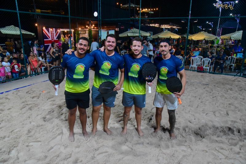 Evento esportivo na Orla de Ananindeua - Projeto Raquetes do Futuro - Beach Tênis e Tênis