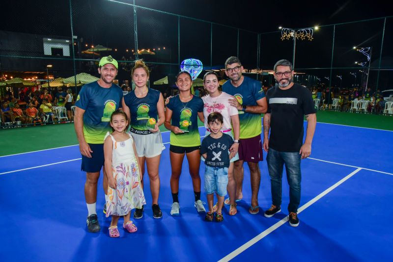 Evento esportivo na Orla de Ananindeua - Projeto Raquetes do Futuro - Beach Tênis e Tênis