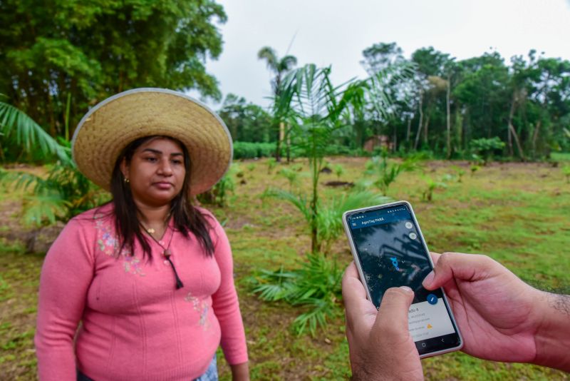 Imagens de apoio de produtores rurais do Quilombo do Abacatal,  no Programa Territórios Sustentáveis em Ananindeua