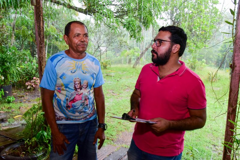 Imagens de apoio de produtores rurais do Quilombo do Abacatal, no Programa Territórios Sustentáveis em Ananindeua