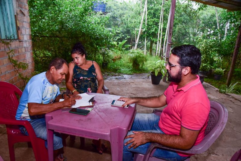 Imagens de apoio de produtores rurais do Quilombo do Abacatal, no Programa Territórios Sustentáveis em Ananindeua