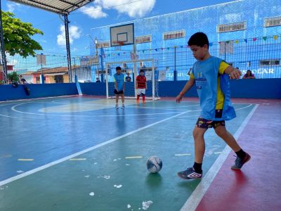 SELJ abre período de rematrículas para aulas do projeto esportivo "Bom de Bola, Bom de Escola"