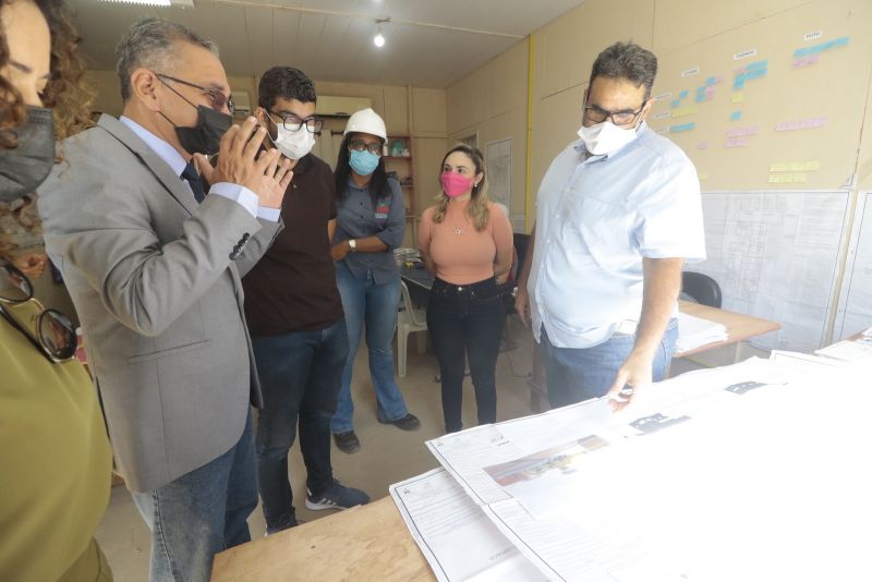 Visita técnica as obras do hospital pediátrico