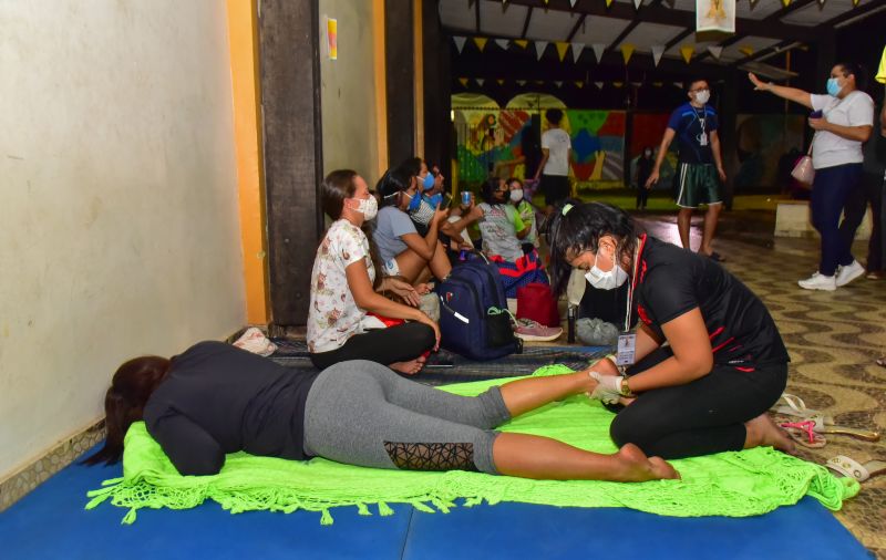 Romeiros na BR, posto de apoio Igreja Nossa Senhora Do Carmo