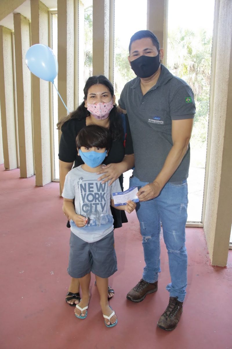 Vacinação de crianças de 11 anos Usina da Paz Icuí