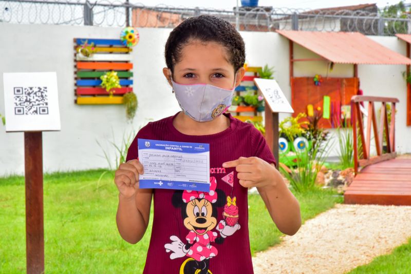 Vacinação das crianças na CMREI Irmã Dulce, Águas Lindas