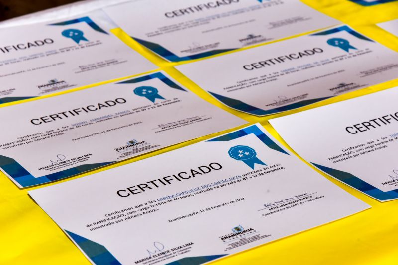 Certificação do Curso de Panificação Artesanal, Cras Guanabara