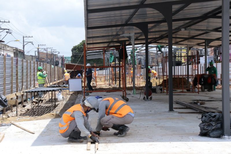 Visita ao andamento das Obras do Canteiro Central do Paar