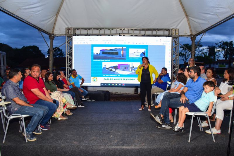 Assinatura da O.S para construção da casa da Mulher Brasileira