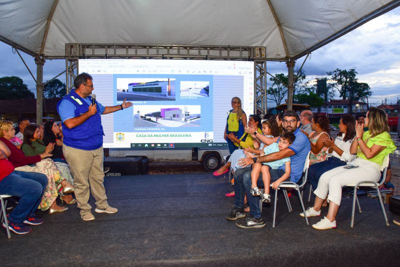 Assinatura da O.S para construção da casa da Mulher Brasileira