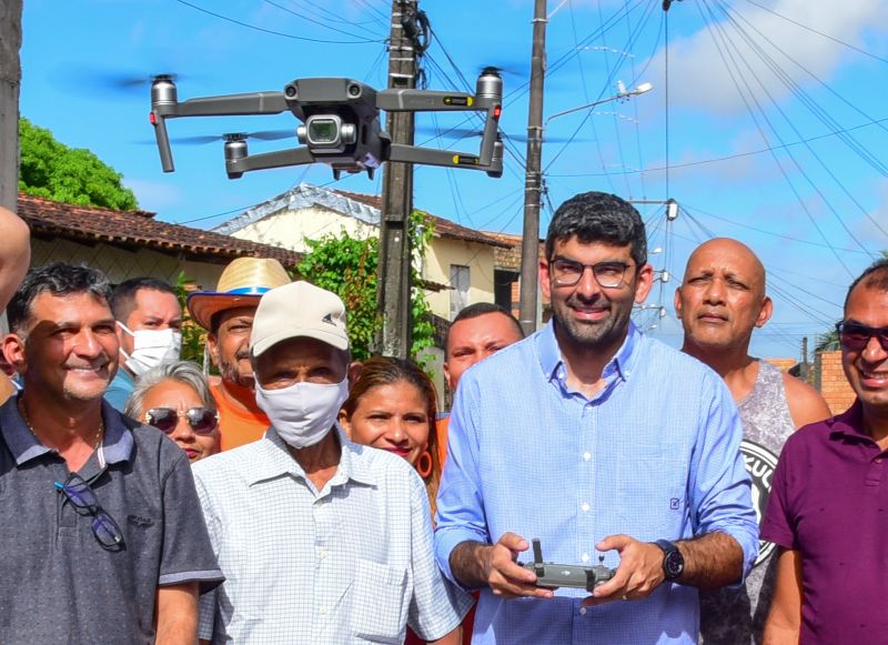 Voo Inaugural para Regularização Fundiária na comunidade Jardim Providência na Águas Lindas