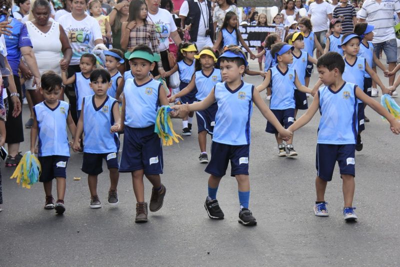 Caminhada Escolar em Alusão à Independência do Brasil lado Norte na Arterial 18