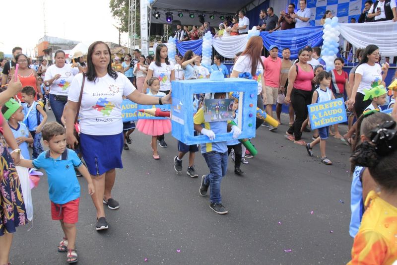 Caminhada Escolar em Alusão à Independência do Brasil lado Norte na Arterial 18