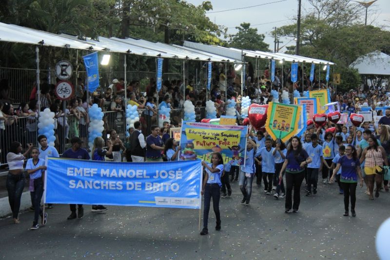 Caminhada Escolar em Alusão à Independência do Brasil lado Norte na Arterial 18