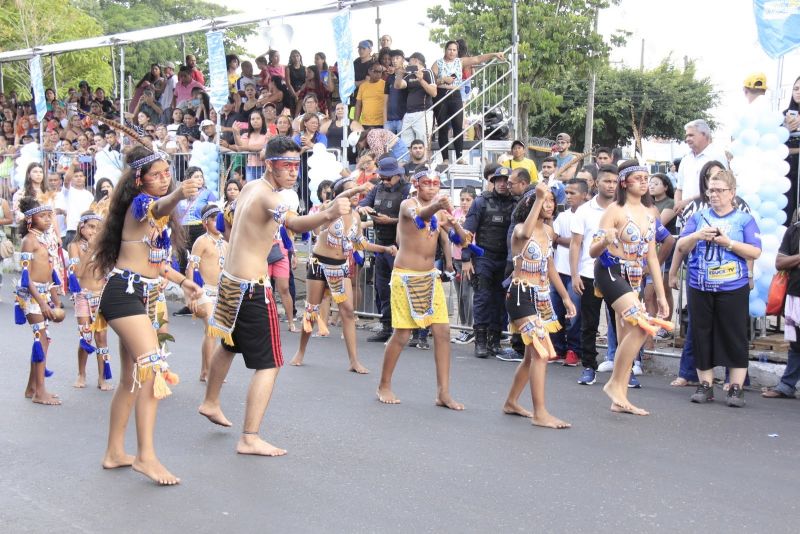 Caminhada Escolar em Alusão à Independência do Brasil lado Norte na Arterial 18