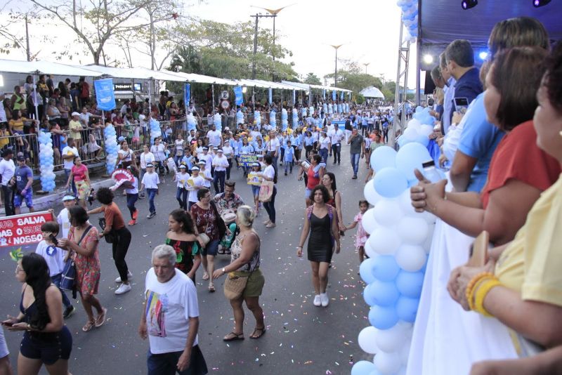 Caminhada Escolar em Alusão à Independência do Brasil lado Norte na Arterial 18