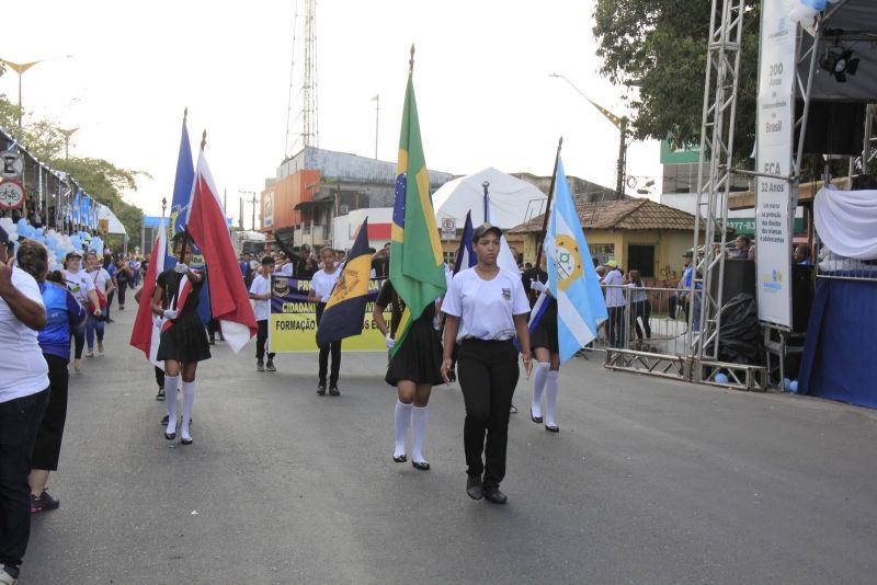 Caminhada Escolar em Alusão à Independência do Brasil lado Norte na Arterial 18