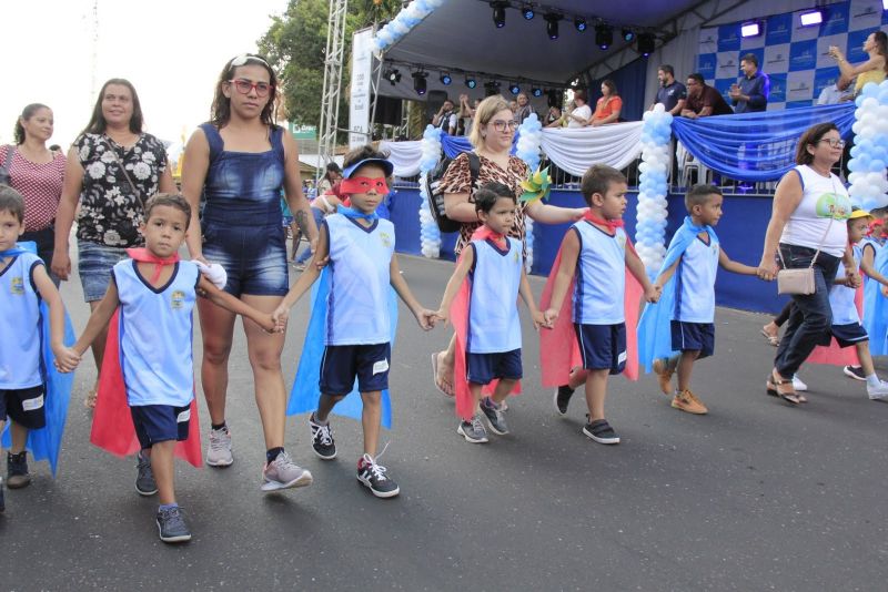 Caminhada Escolar em Alusão à Independência do Brasil lado Norte na Arterial 18