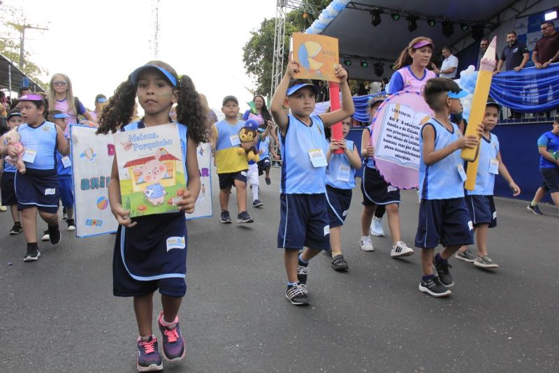 Caminhada Escolar em Alusão à Independência do Brasil lado Norte na Arterial 18