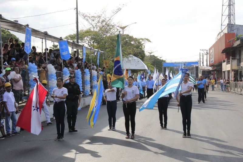 Caminhada Escolar em Alusão à Independência do Brasil lado Norte na Arterial 18