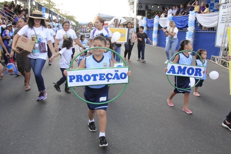 Caminhada Escolar em Alusão à Independência do Brasil lado Norte na Arterial 18