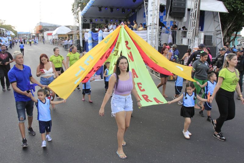 Caminhada Escolar em Alusão à Independência do Brasil lado Norte na Arterial 18