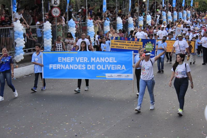 Caminhada Escolar em Alusão à Independência do Brasil lado Norte na Arterial 18