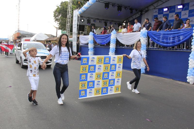 Caminhada Escolar em Alusão à Independência do Brasil lado Norte na Arterial 18