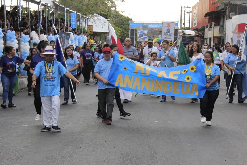 Caminhada Escolar em Alusão à Independência do Brasil lado Norte na Arterial 18