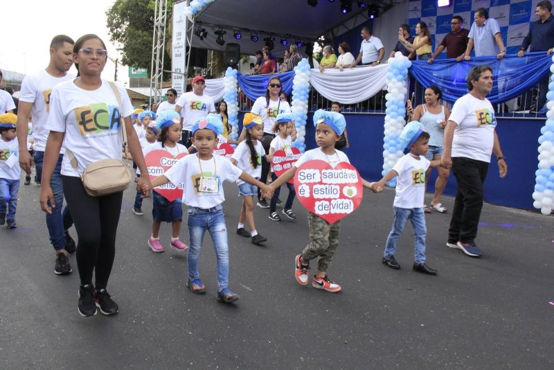 Caminhada Escolar em Alusão à Independência do Brasil lado Norte na Arterial 18