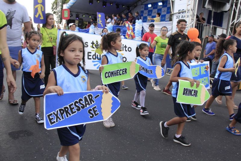 Caminhada Escolar em Alusão à Independência do Brasil lado Norte na Arterial 18