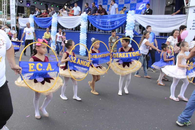 Caminhada Escolar em Alusão à Independência do Brasil lado Norte na Arterial 18