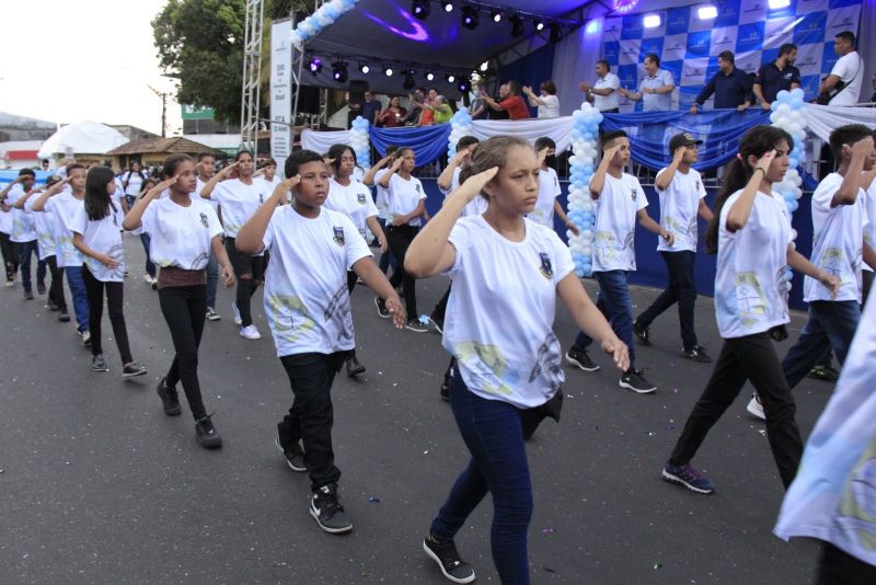 Caminhada Escolar em Alusão à Independência do Brasil lado Norte na Arterial 18