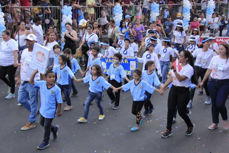 Caminhada Escolar em Alusão à Independência do Brasil lado Norte na Arterial 18