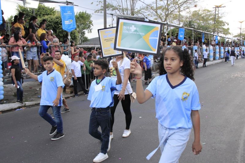 Caminhada Escolar em Alusão à Independência do Brasil lado Norte na Arterial 18