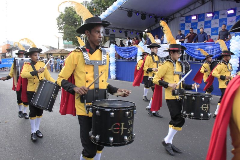 Caminhada Escolar em Alusão à Independência do Brasil lado Norte na Arterial 18