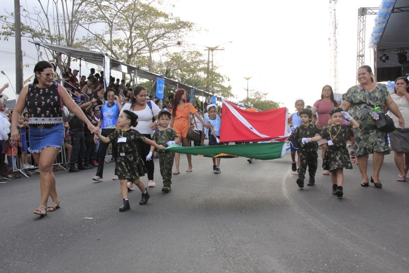 Caminhada Escolar em Alusão à Independência do Brasil lado Norte na Arterial 18