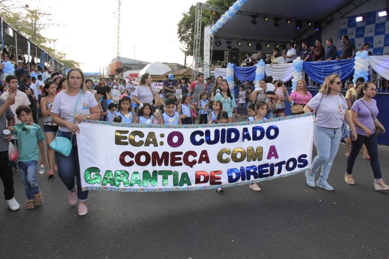 Caminhada Escolar em Alusão à Independência do Brasil lado Norte na Arterial 18