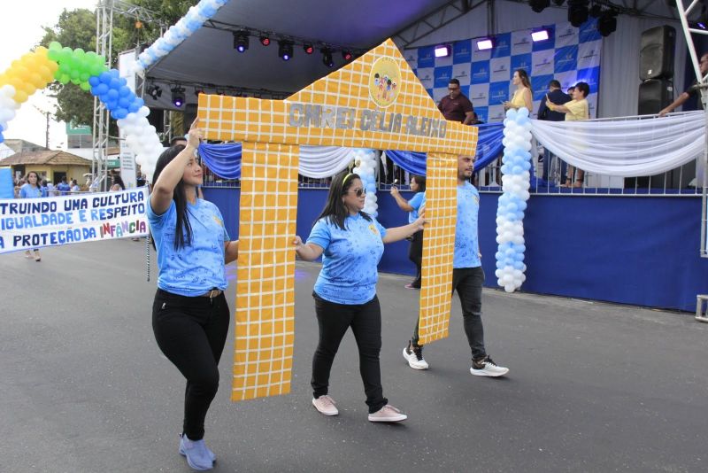 Caminhada Escolar em Alusão à Independência do Brasil lado Norte na Arterial 18