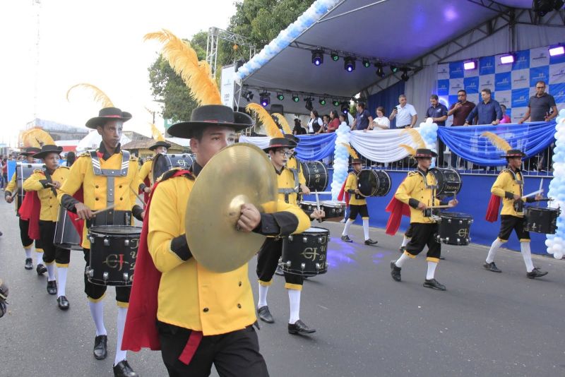 Caminhada Escolar em Alusão à Independência do Brasil lado Norte na Arterial 18