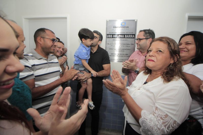 Entrega da UBS Helena Barra, no conjunto Roraima Amapá. Curuçambá