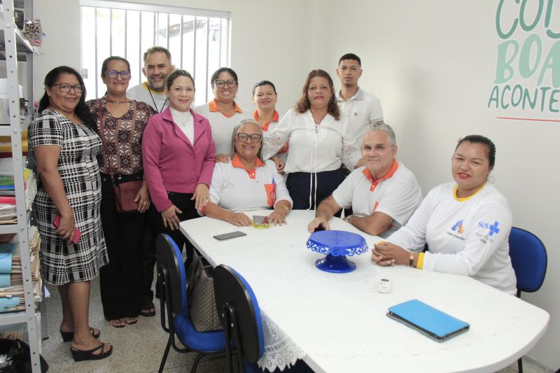 Entrega da UBS Helena Barra, no conjunto Roraima Amapá. Curuçambá