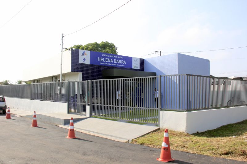Entrega da UBS Helena Barra, no conjunto Roraima Amapá. Curuçambá