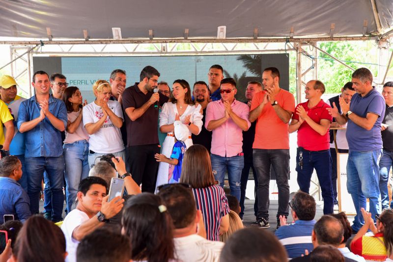 Assinatura da O.S para construção da Orla do Icuí e Apresentação do Projeto Arquitetônico no bairro Icuí