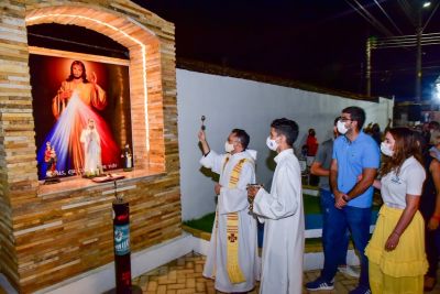 Moradores de Ananindeua agora contam com espaço ao ar livre para oração.