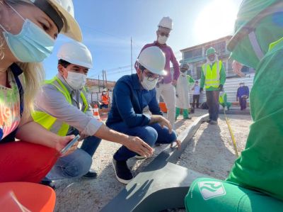 Prefeito visita as obras do Canteiro Central do Paar