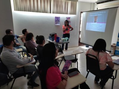 Servidores participam de palestra sobre violência contra mulher