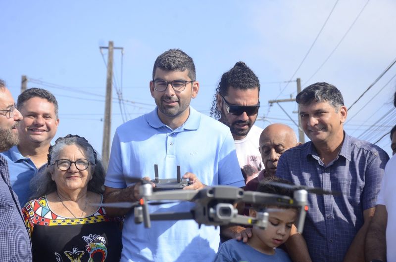 Voo Inaugural para estudo de Regularização Fundiária do conjunto Cristo Redentor no bairro Icuí Guajará