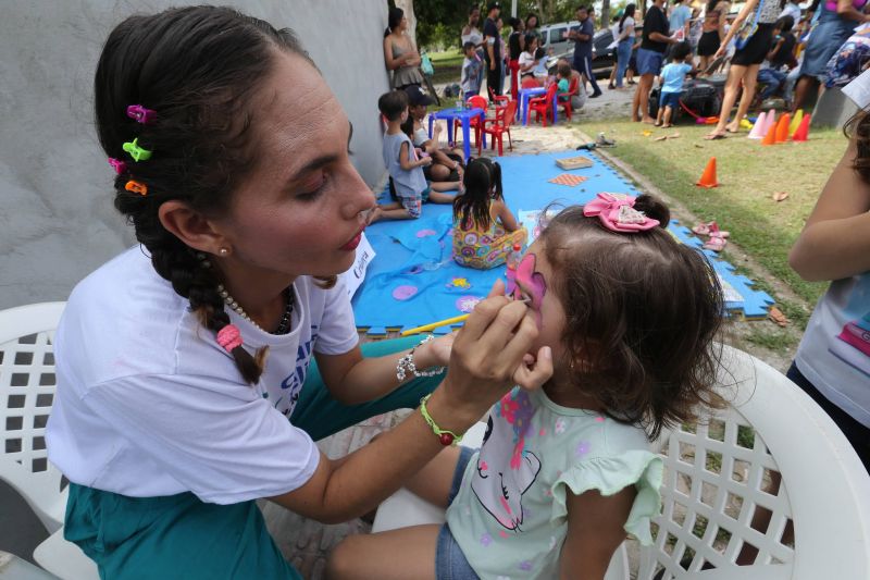 Semana da Criança no Cras Estrela Ananin no conjunto Júlia Seffer